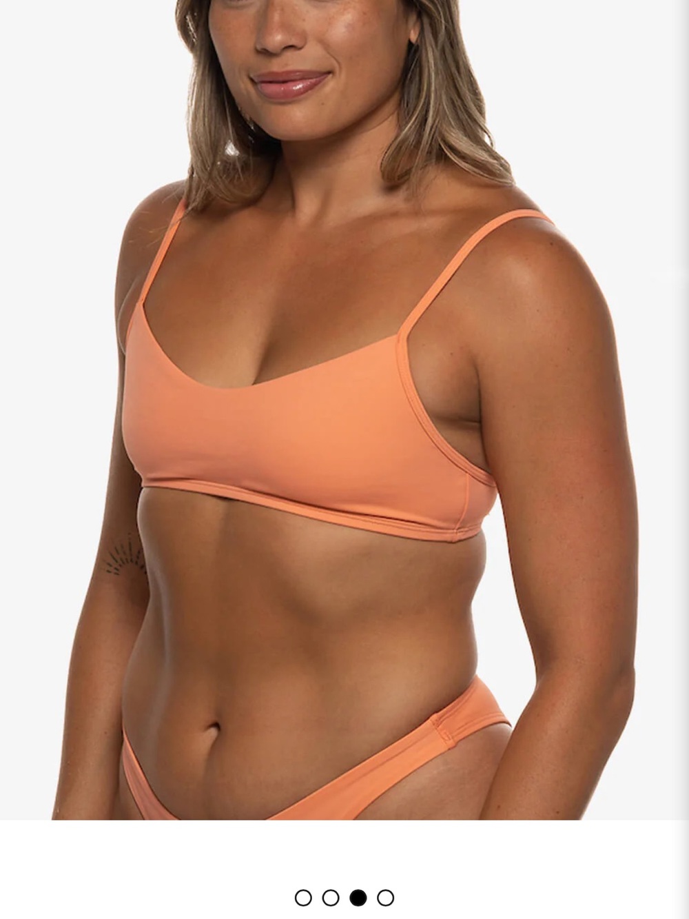 Jolyn Clothing Peach 3 piece bikini surf set med top med bottom med rash guard - Picture 5 of 7
